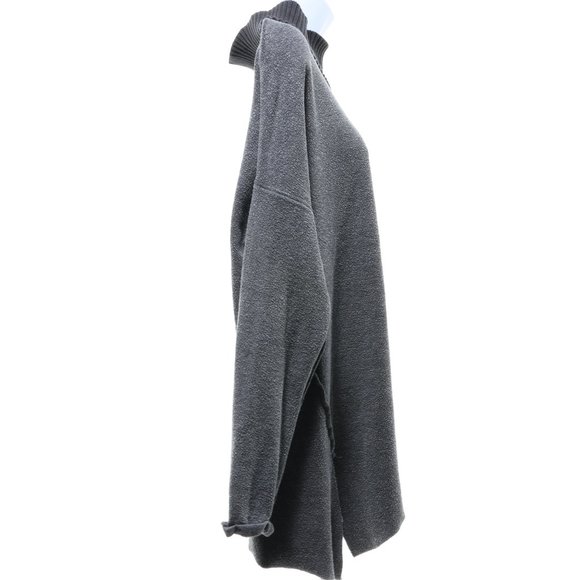 Free People Long Sleeve Asymmetric Bottom Knit Sweater Sweatshirt Size SP - Picture 3 of 11